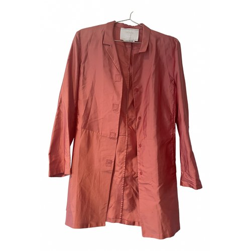 Pre-owned Prada Silk Coat In Pink