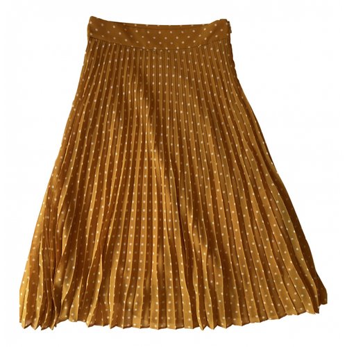 Pre-owned Sézane Mid-length Skirt In Orange