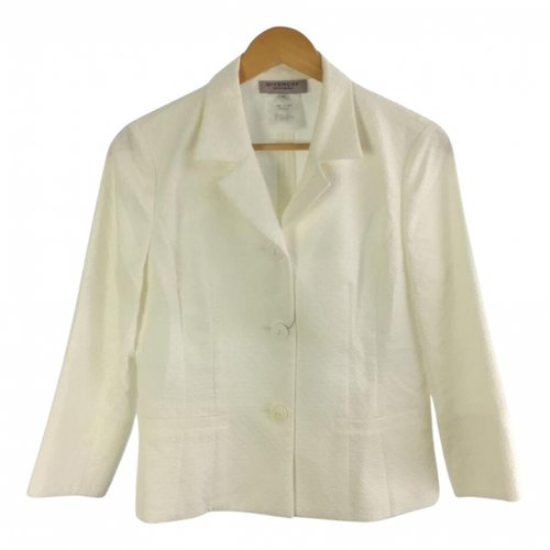 Pre-owned Givenchy Blazer In White