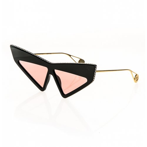 Pre-owned Gucci Oversized Sunglasses In Pink