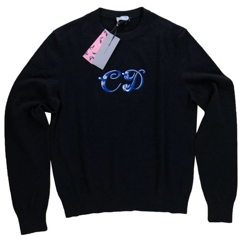 Pre-owned Dior Cashmere Pull In Black
