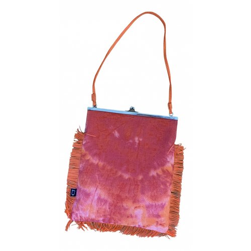 Pre-owned Just Cavalli Cloth Handbag In Orange