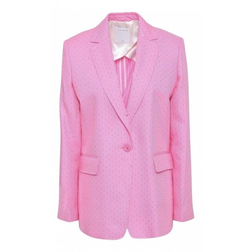 Pre-owned Sandro Spring Summer 2020 Blazer In Pink