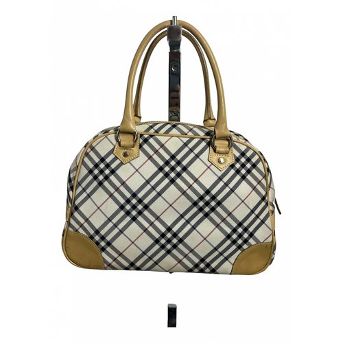 Pre-owned Burberry Cloth Bag In White