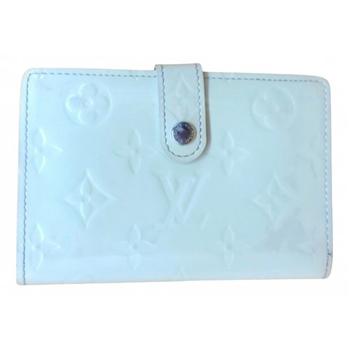 Pre-owned Louis Vuitton Leather Wallet In White