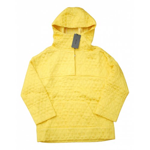 Pre-owned Miu Miu Wool Sweatshirt In Yellow