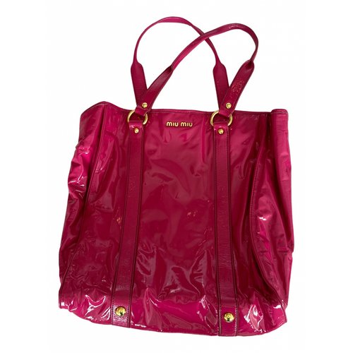 Pre-owned Miu Miu Handbag In Pink