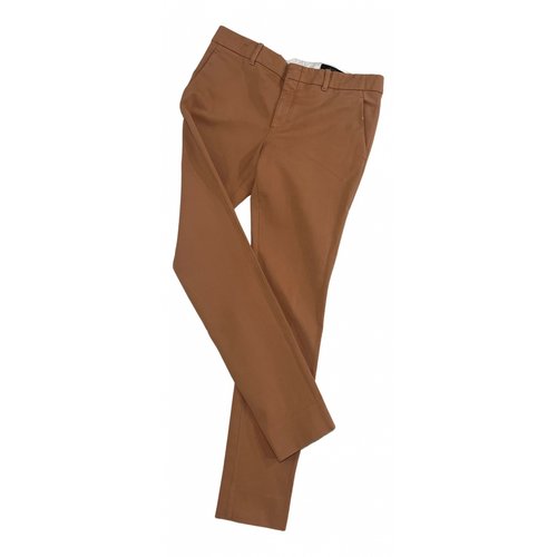 Pre-owned Gucci Trousers In Camel