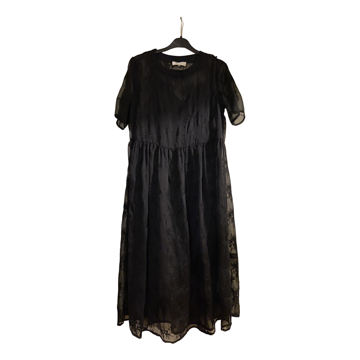 Selected Lace mid-length dress
