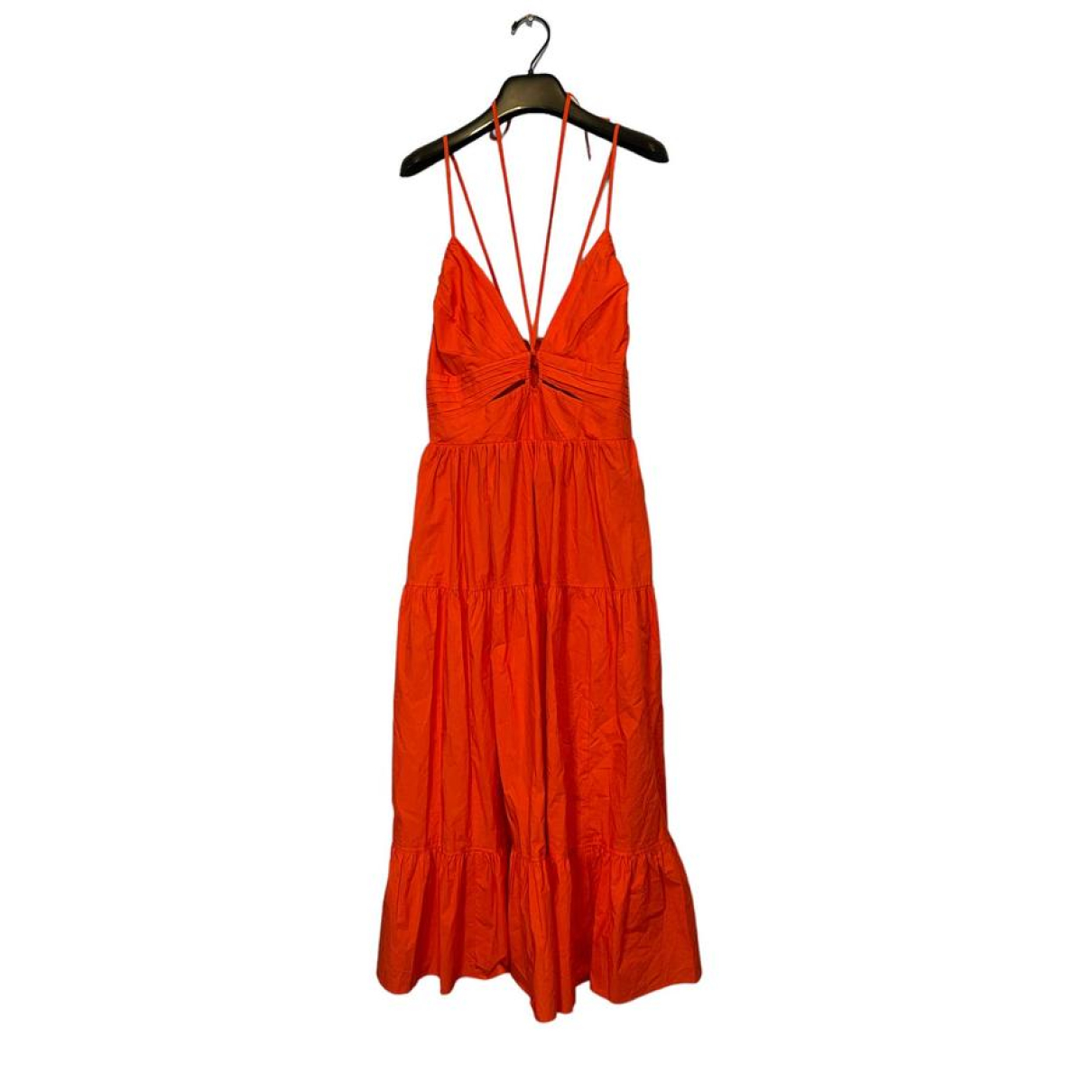 Orange Mid-length Dress