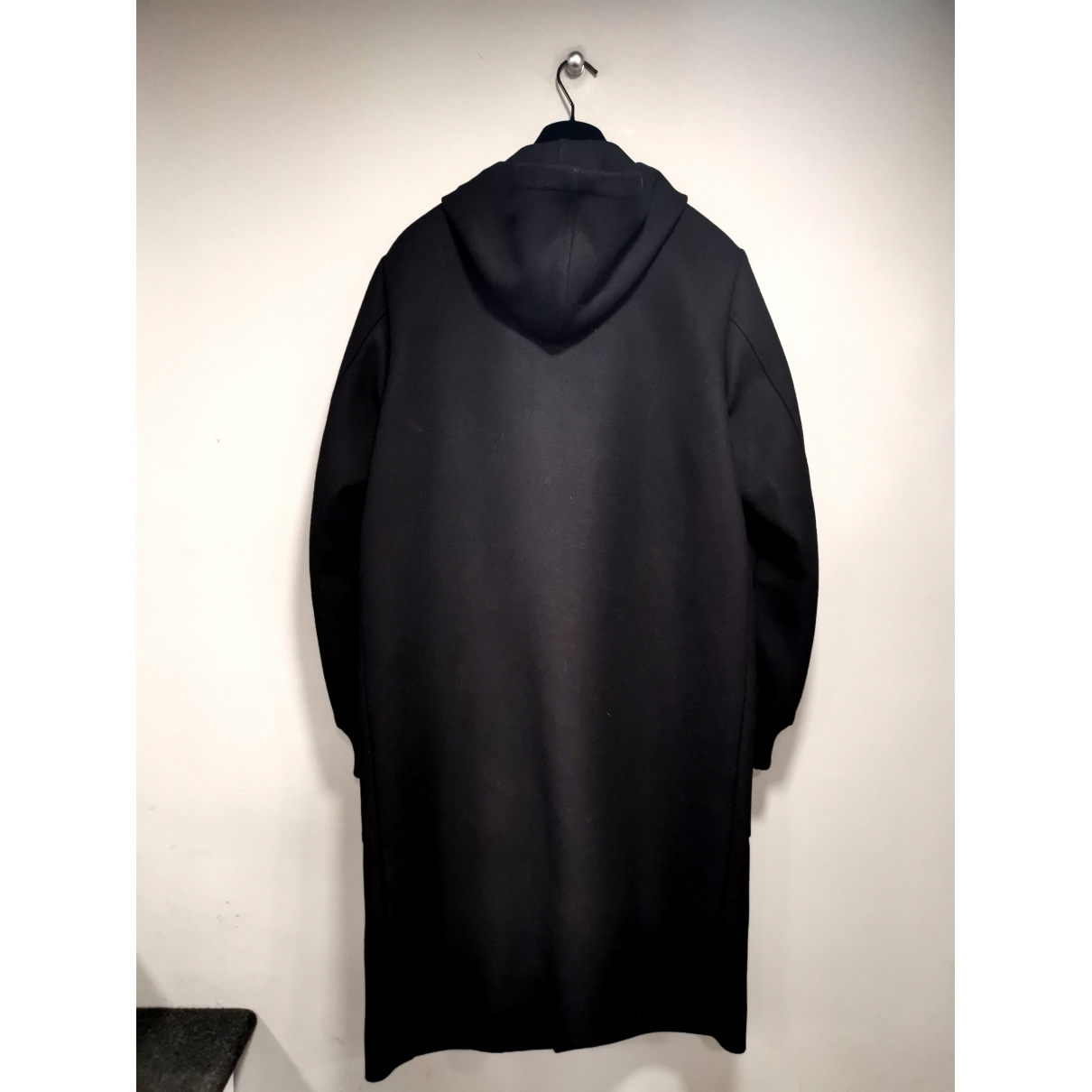 Black Wool Dufflecoat
