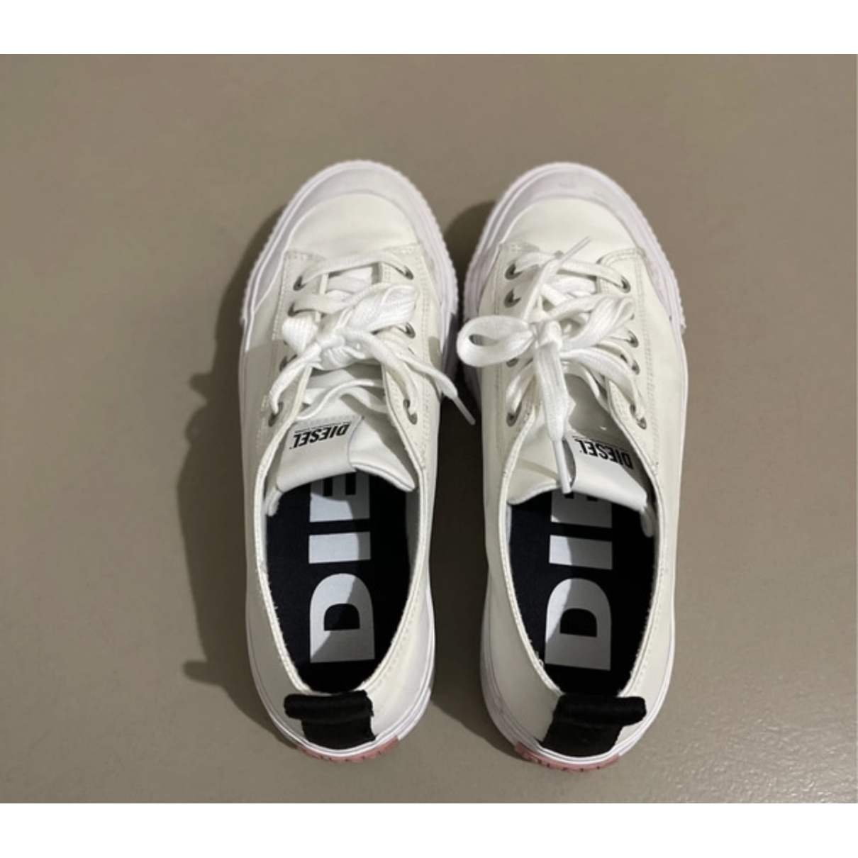 White Cloth Trainers