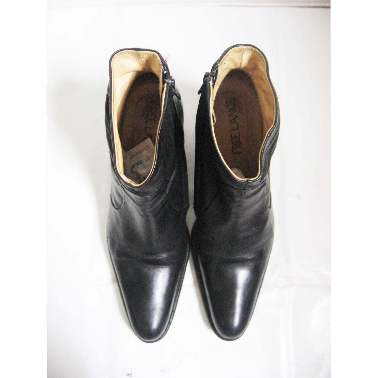 Black Queenie Leather Boots