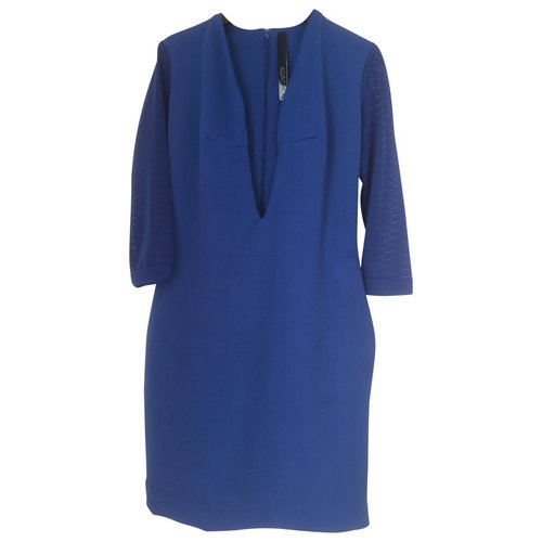 Pre-owned Aqaq Mid-length Dress In Blue