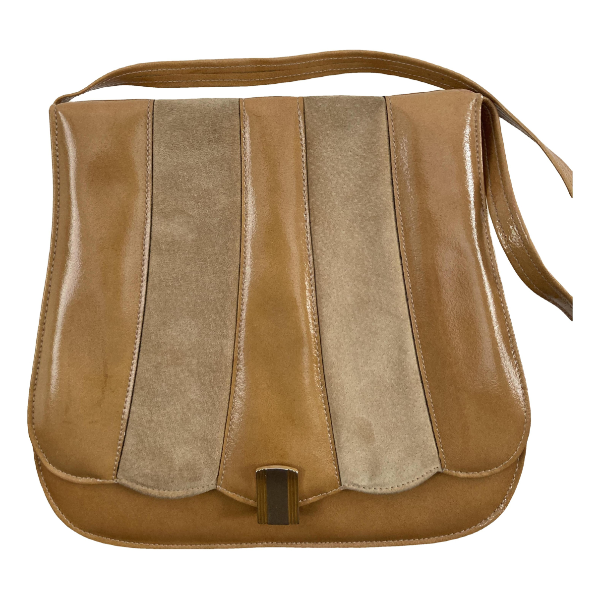 Non Signé / Unsigned Patent leather handbag