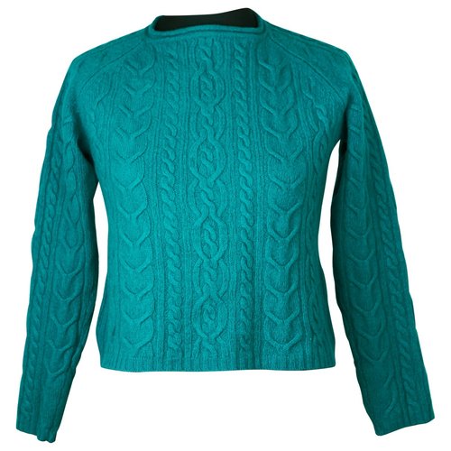 Pre-owned Max & Co Wool Jumper In Turquoise