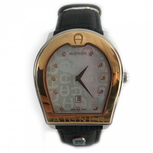 Pre-owned Aigner Watch In Multicolour