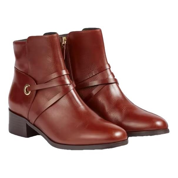 Lk Bennett Leather buckled boots