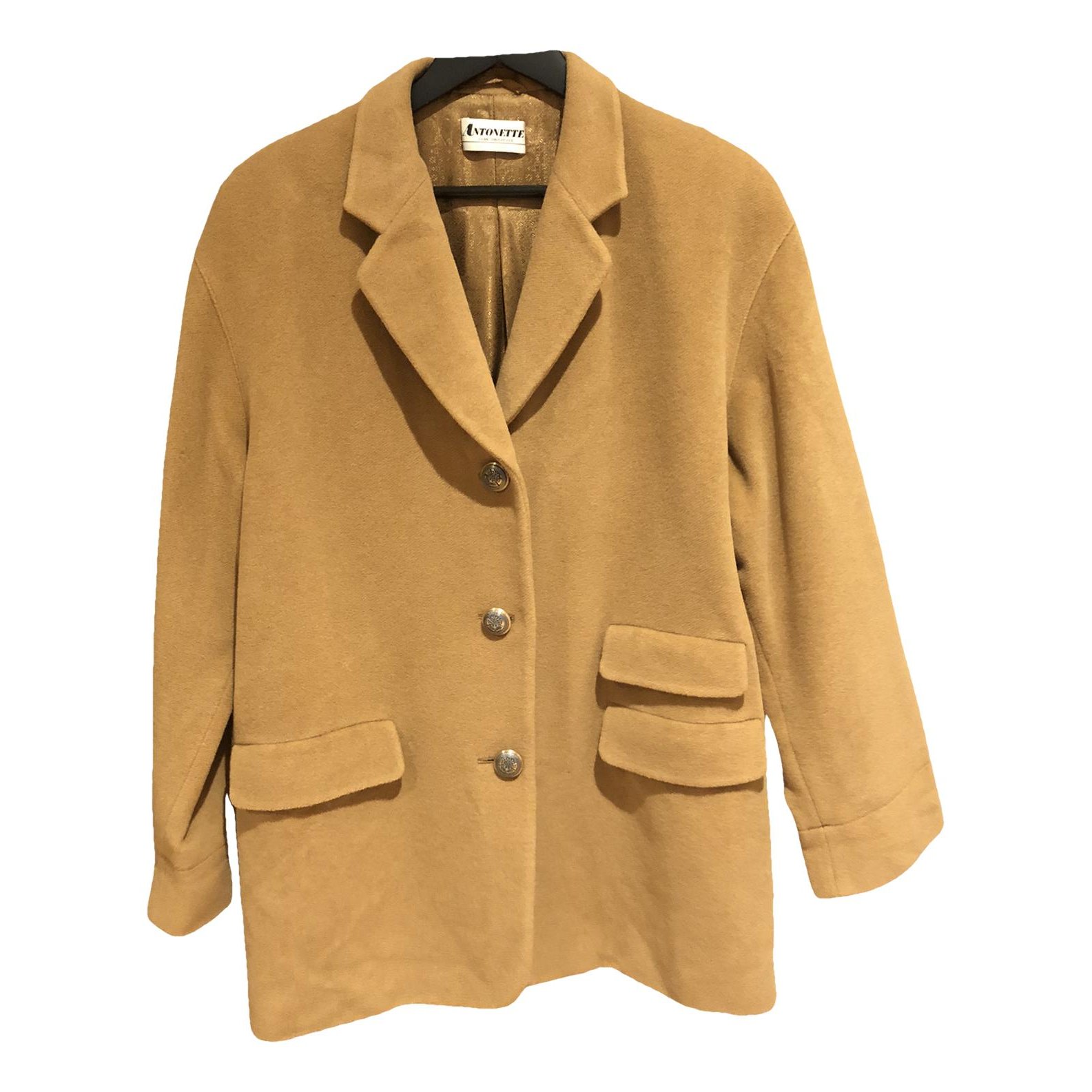 Non Signé / Unsigned Cashmere coat