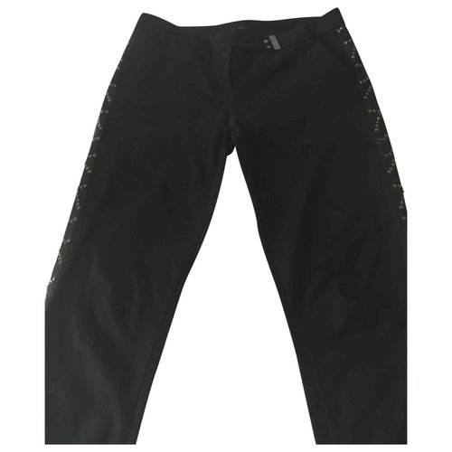 Pre-owned Ikks Chino Pants In Black