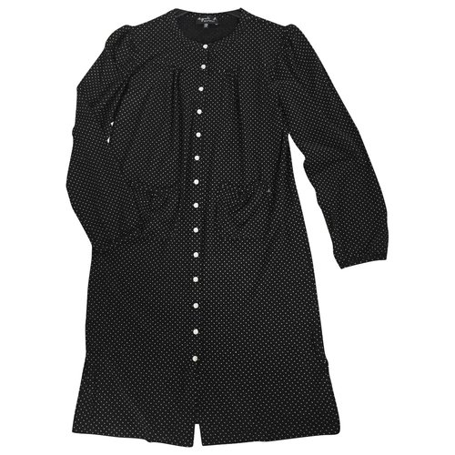 Pre-owned Agnès B. Mini Dress In Black