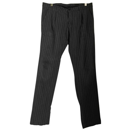 Pre-owned Hamaki-ho Trousers In Grey