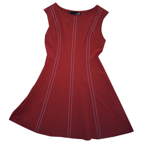 Pre-owned Moschino Love Mini Dress In Red