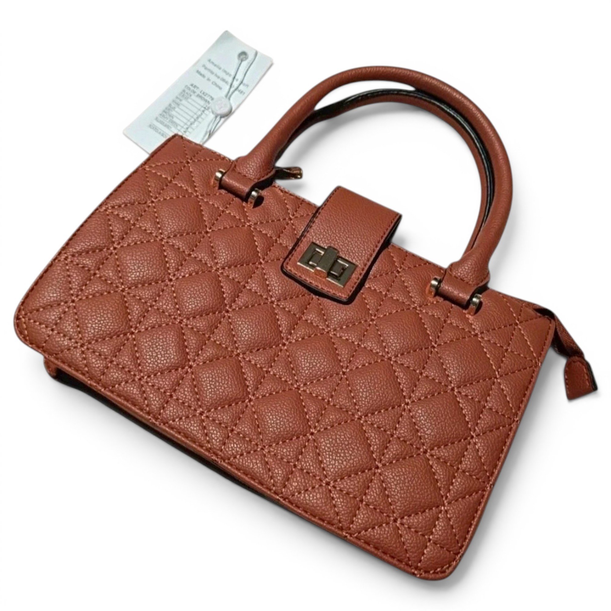 Non Signé / Unsigned Leather crossbody bag
