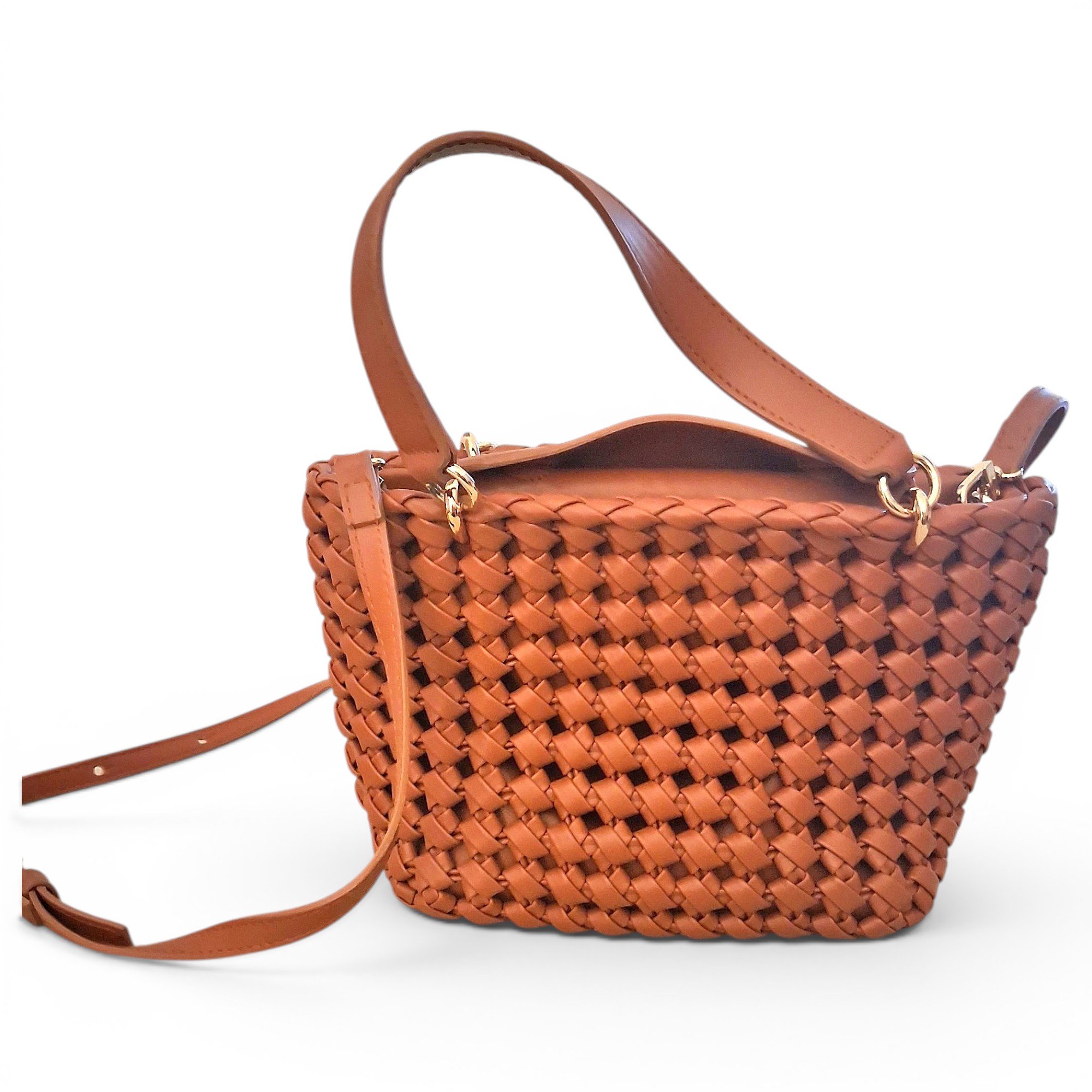 Themoirè Leather handbag