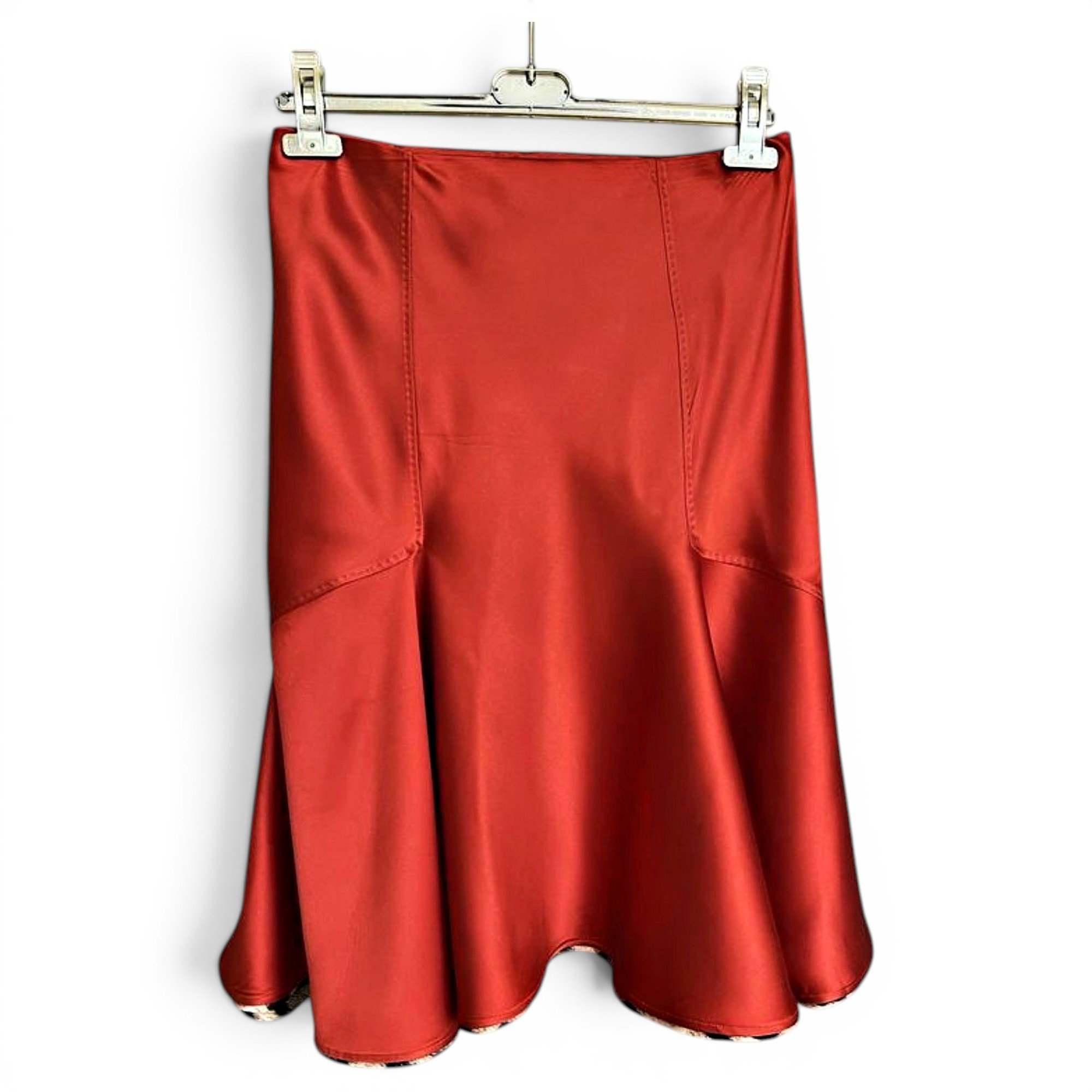 Roberto Cavalli Silk mid-length skirt