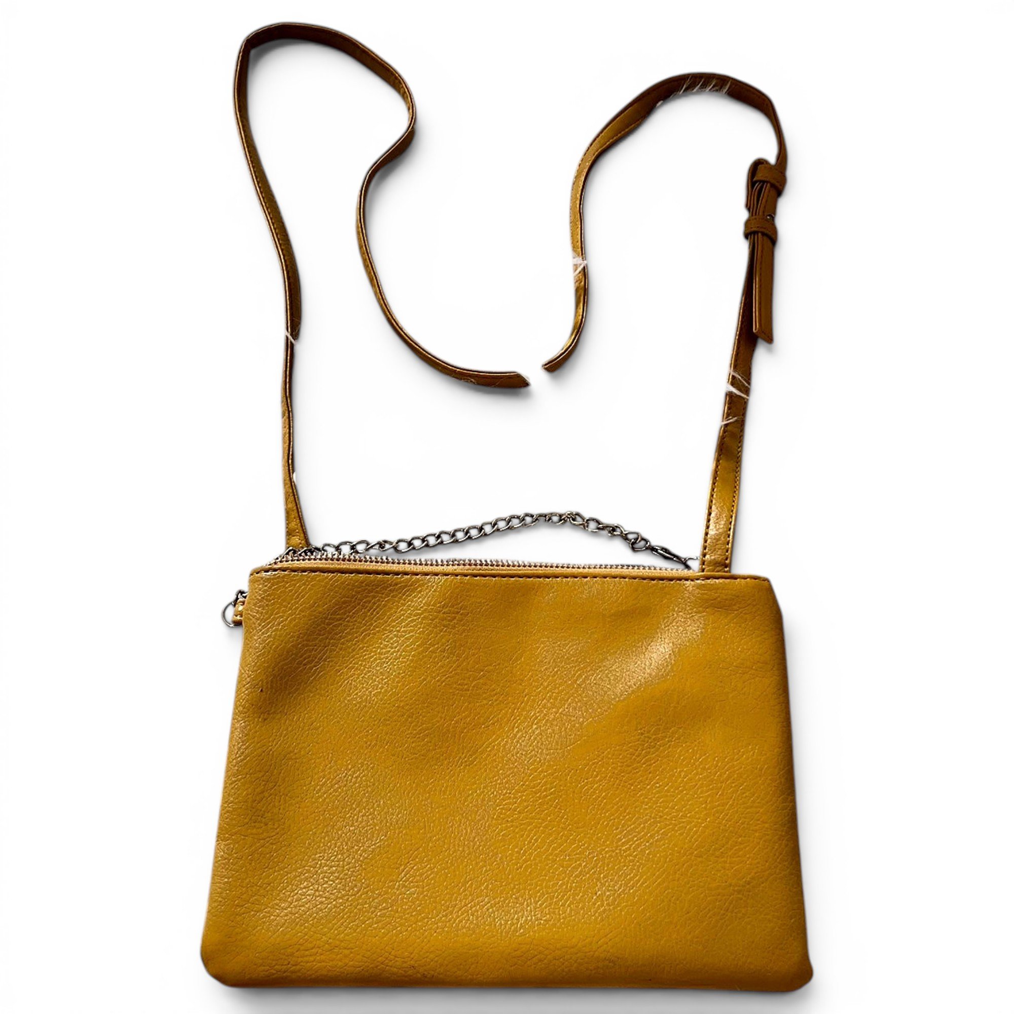 Non Signé / Unsigned Leather crossbody bag