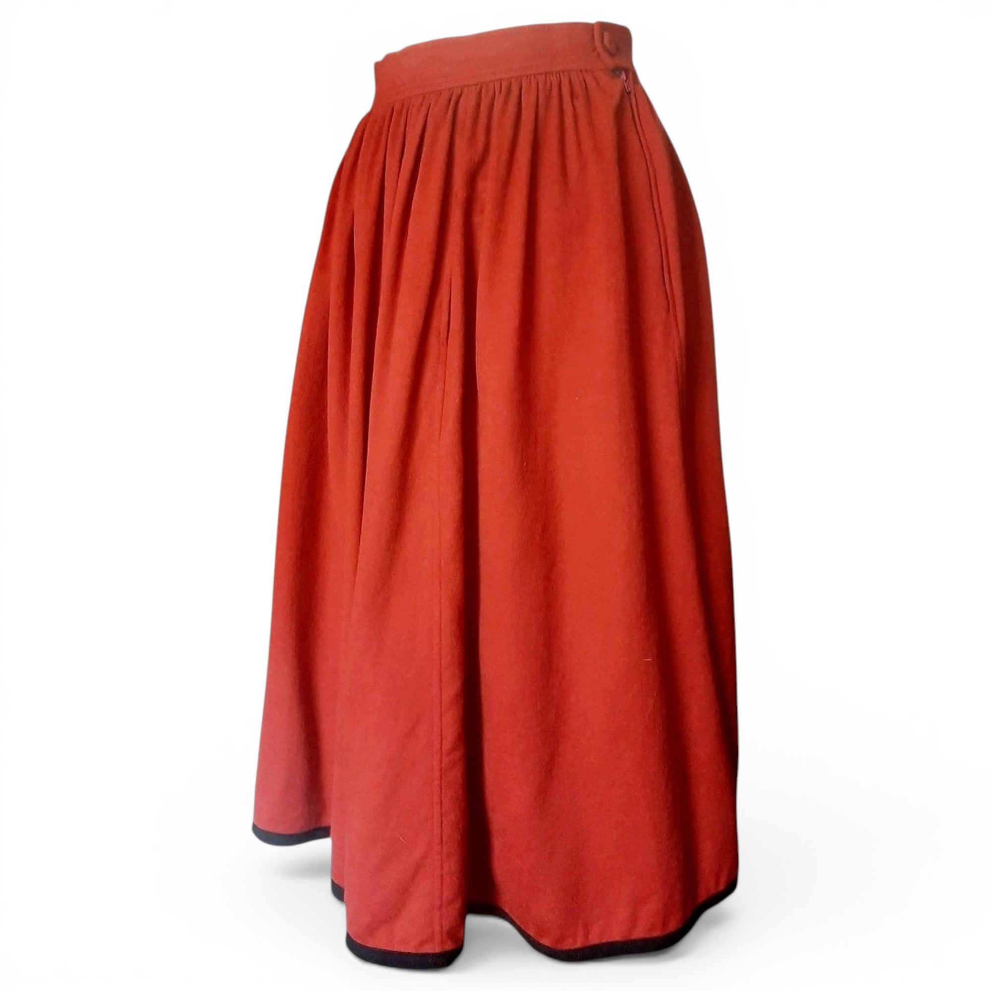 Yves Saint Laurent Wool mid-length skirt