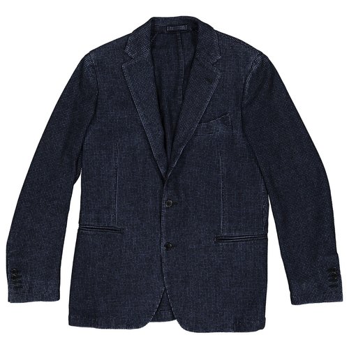 Pre-owned Piombo Wool Jacket In Blue