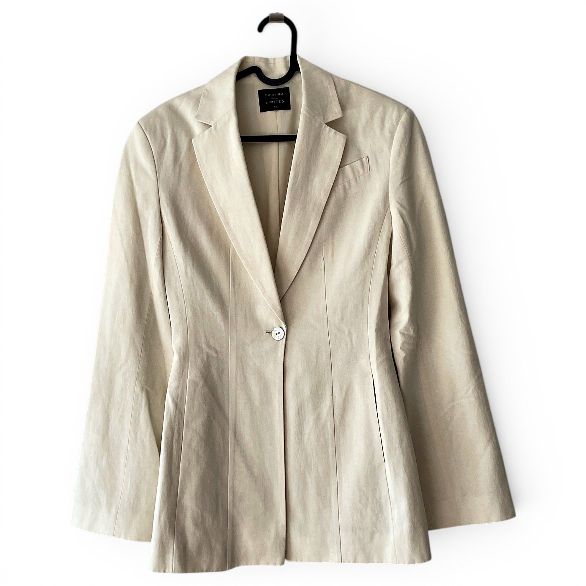 Non Signé / Unsigned Linen blazer