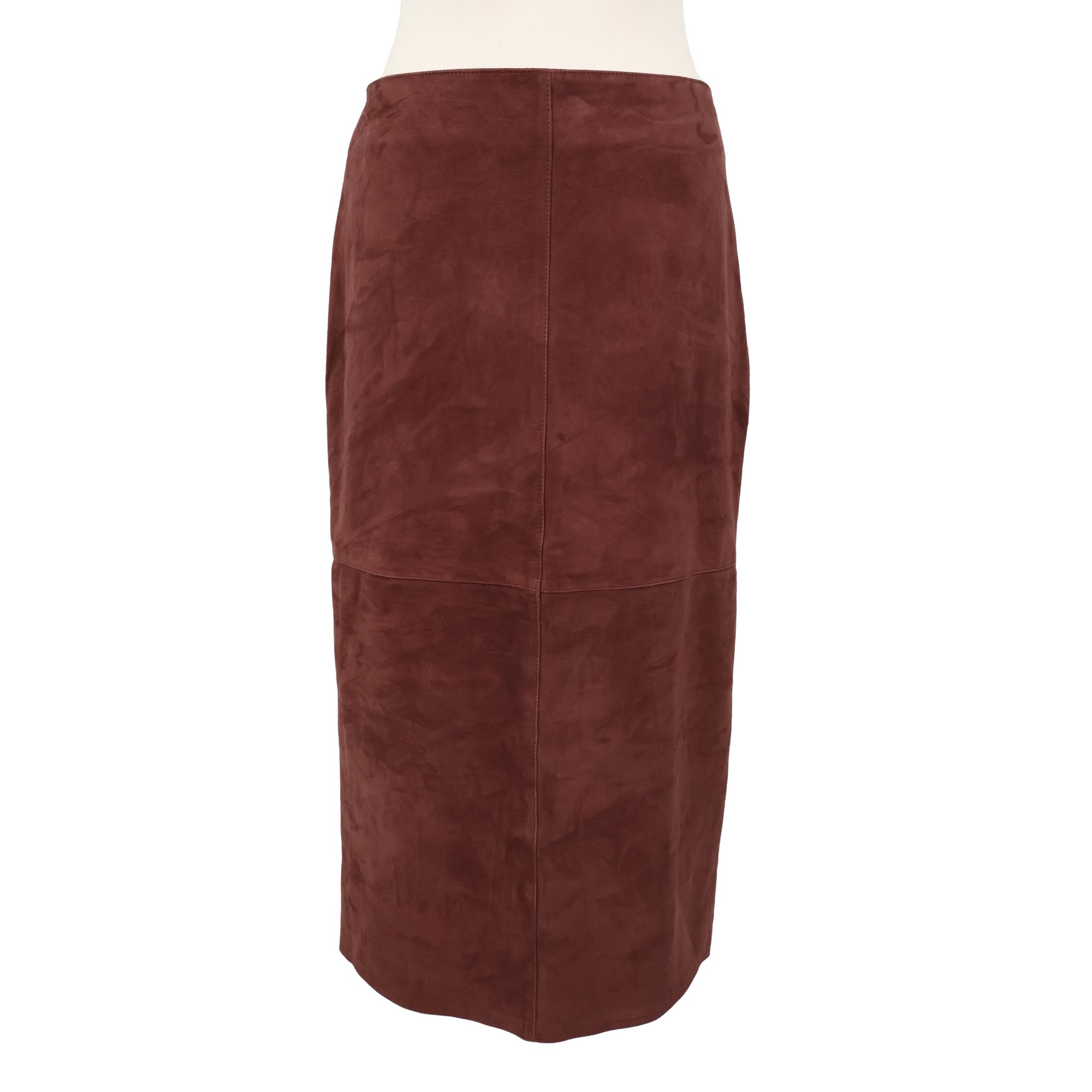 Max Mara Leather mid-length skirt