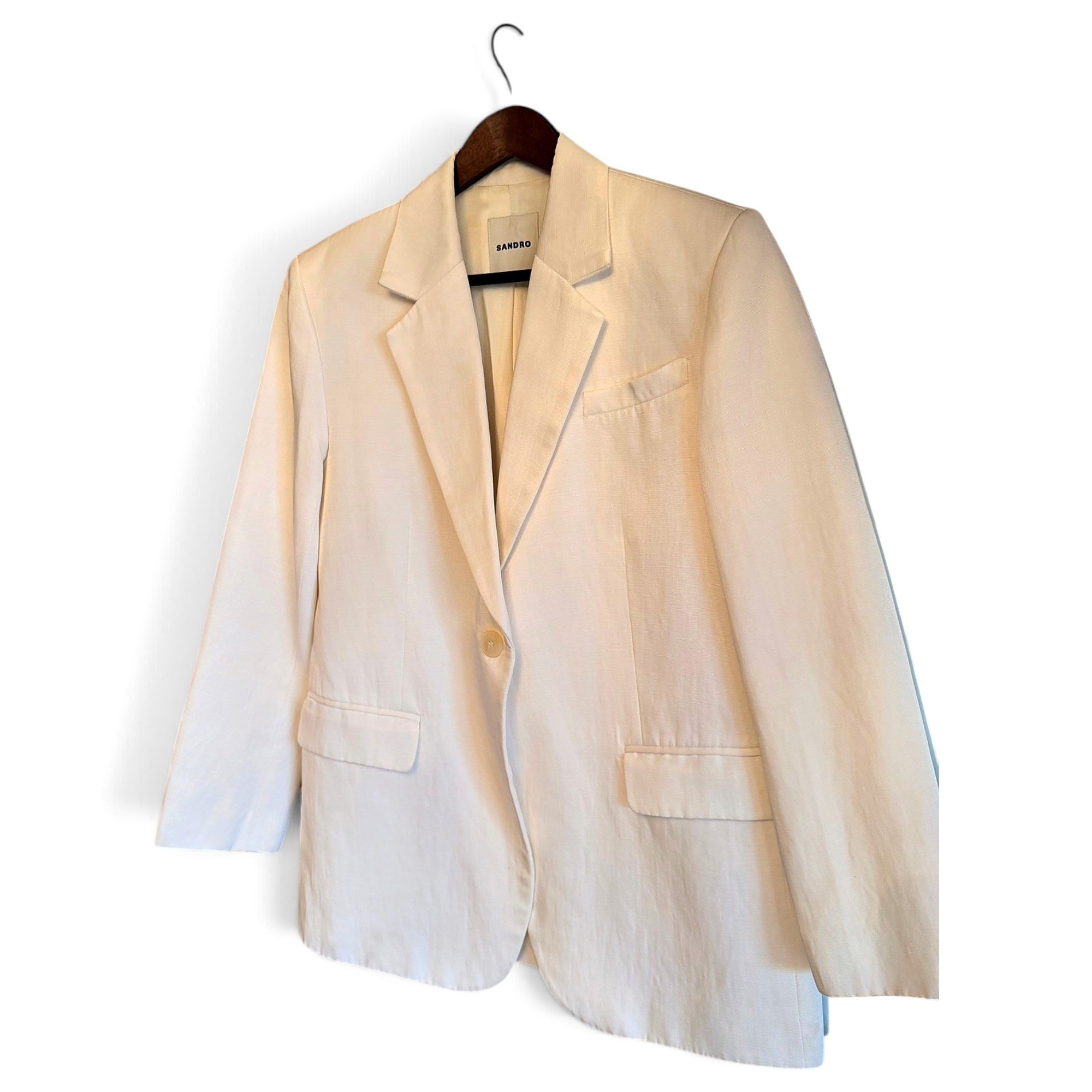 Sandro Linen blazer