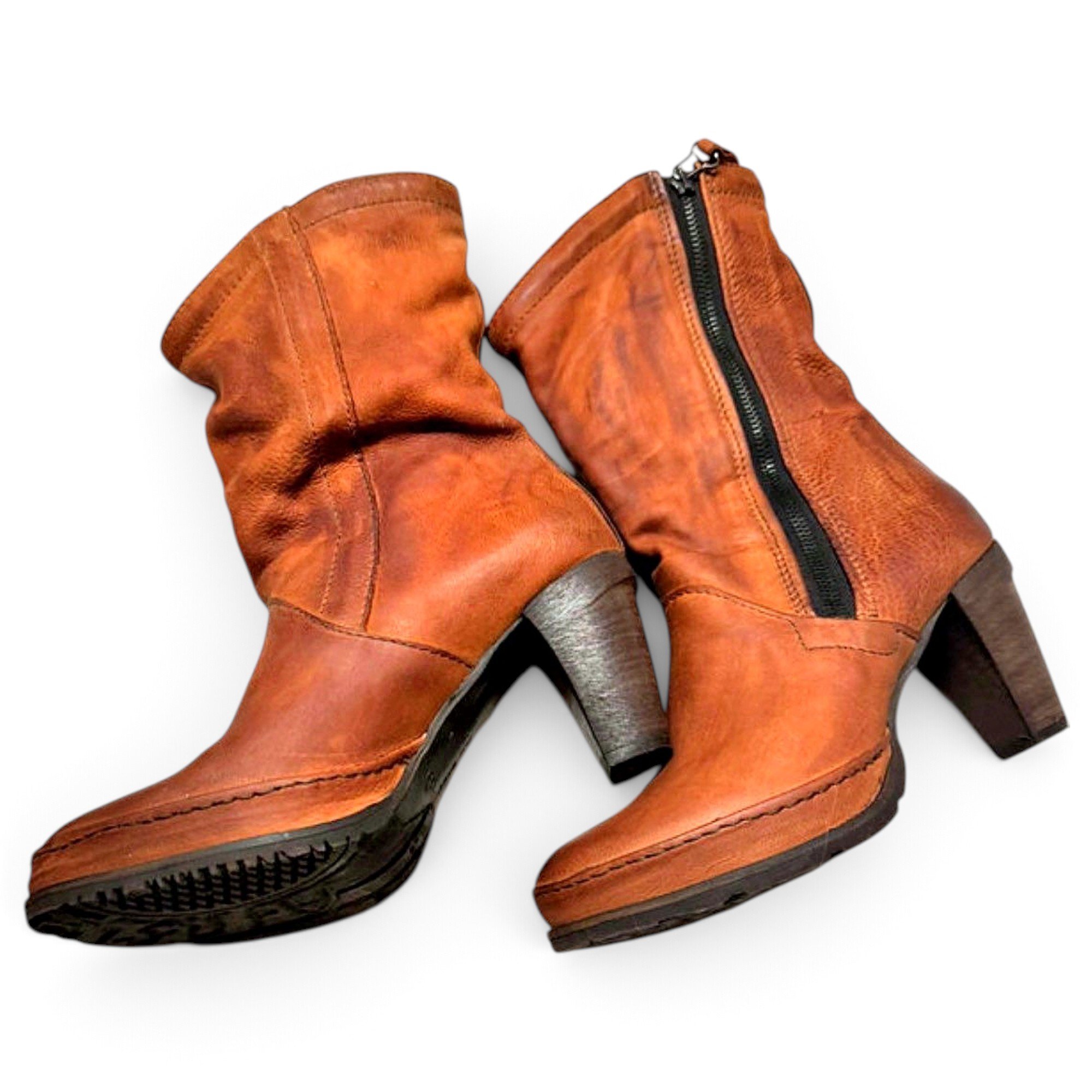 A.S.98 Leather cowboy boots