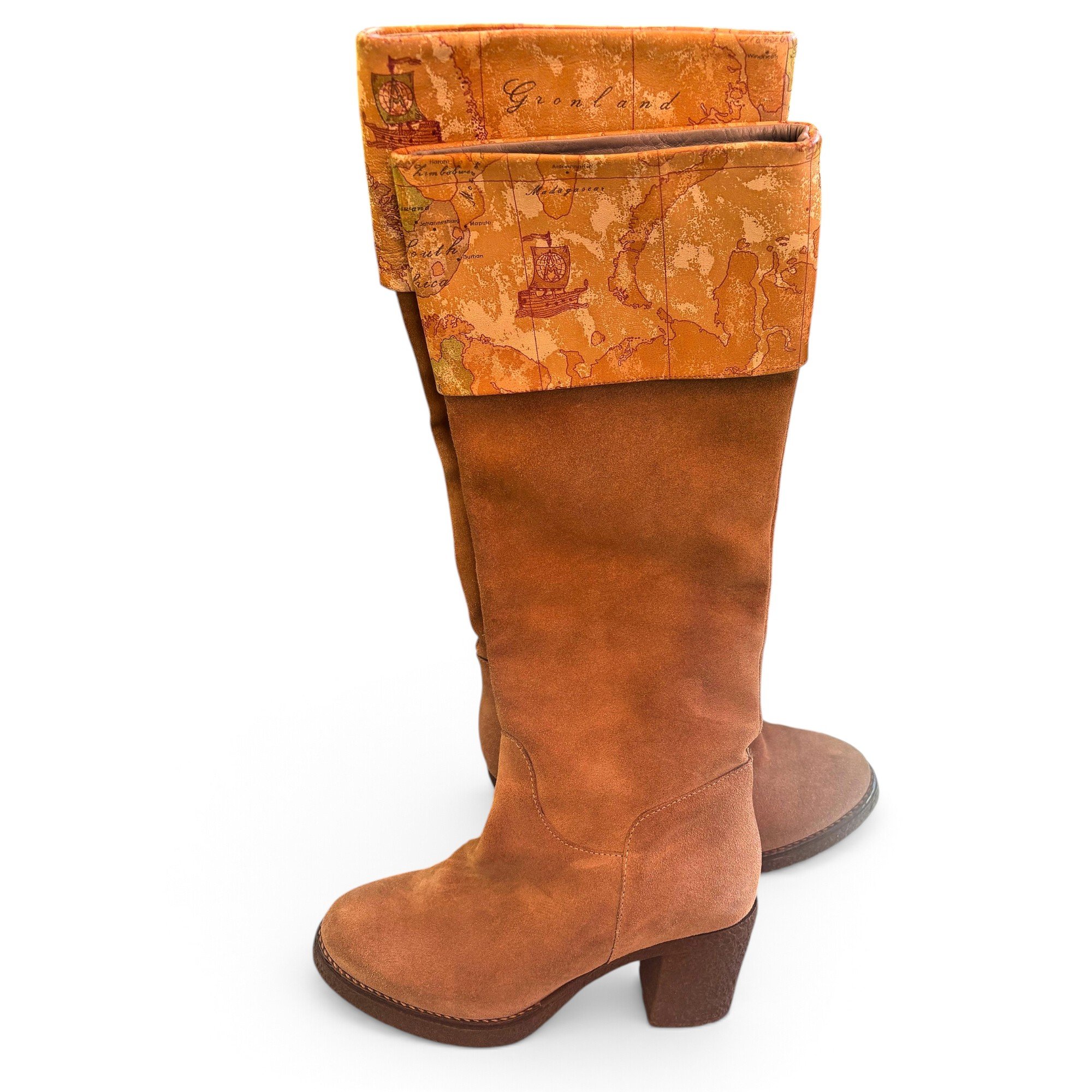 ALVIERO MARTINI Leather riding boots