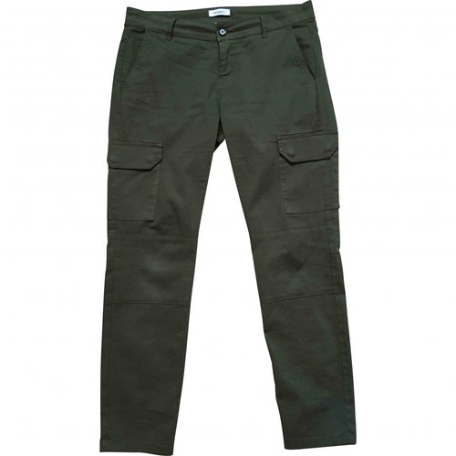 Pre-owned Max & Co Straight Pants In Khaki