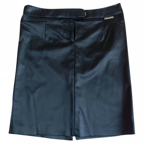 Pre-owned Galliano Silk Skirt In Black