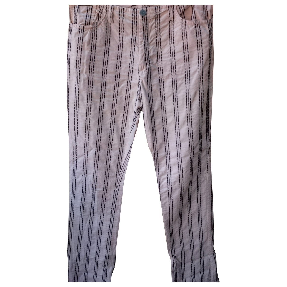 Pre-owned Marina Yachting Straight Jeans In White | ModeSens