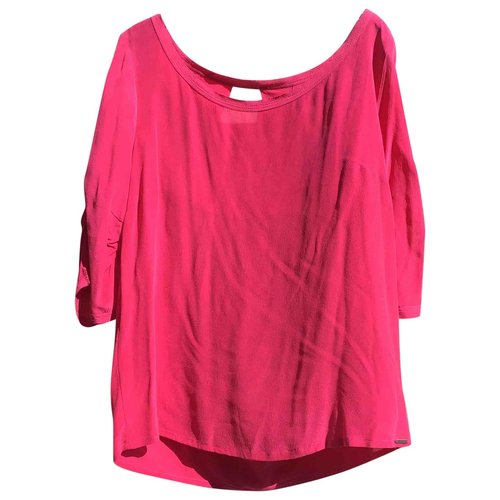 Pre-owned Ikks Silk Blouse In Pink