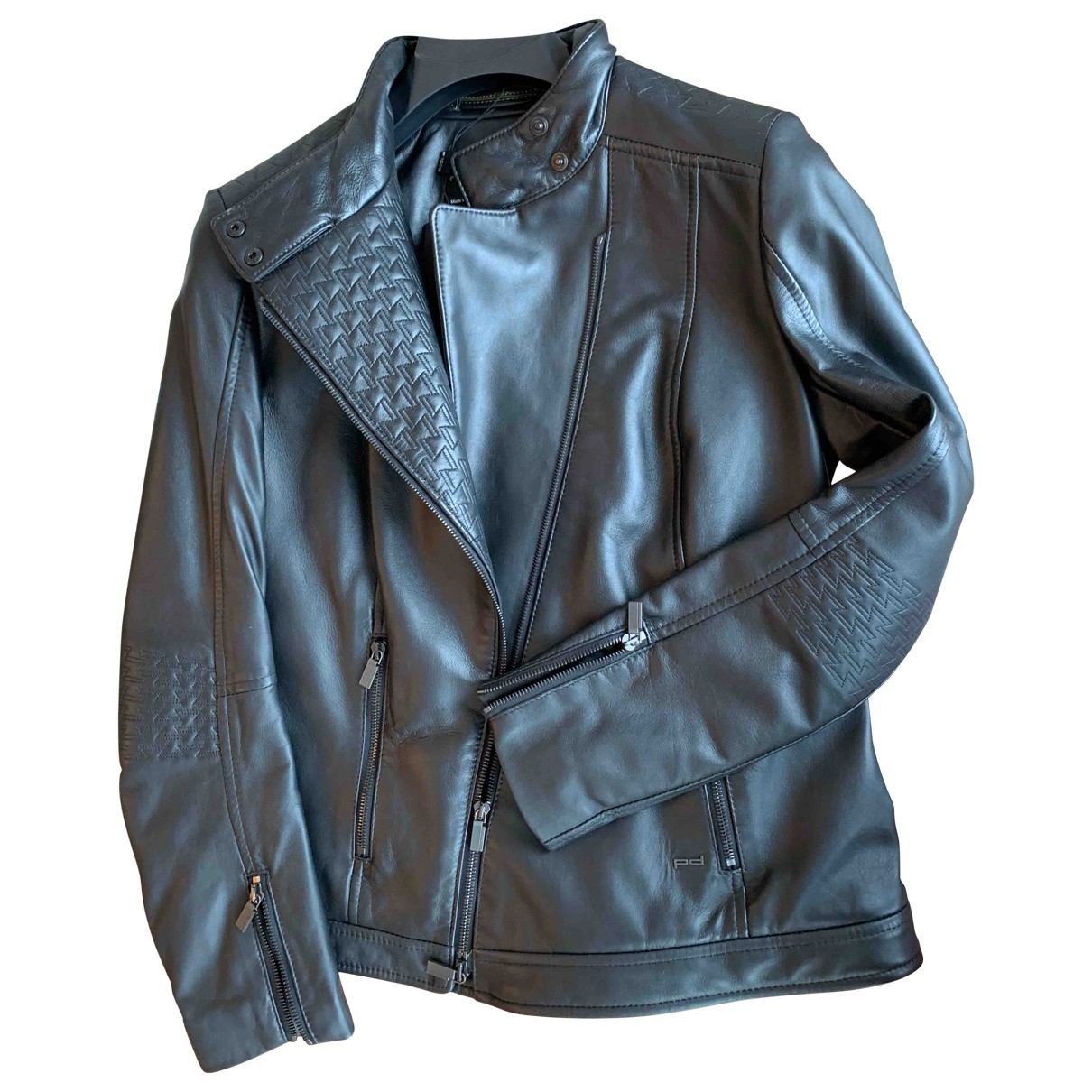 Vestiaire Collective for Porsche Design Leather biker jacket | AccuWeather  Shop