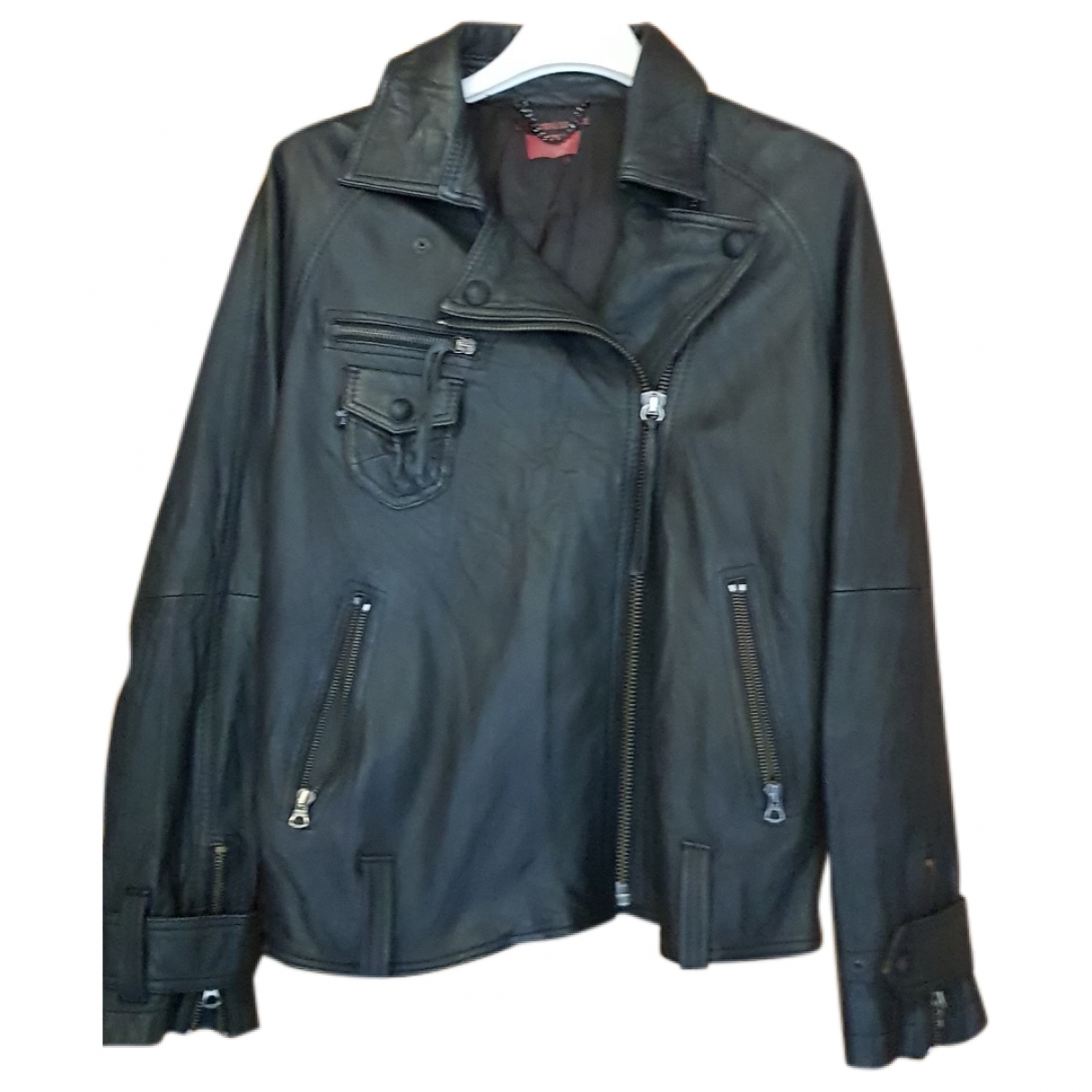 Leather biker jacket | AccuWeather 