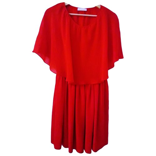 Pre-owned Dolores Promesas Mini Dress In Red