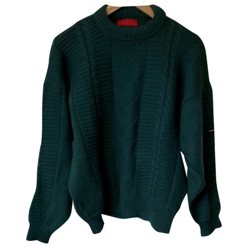Pre-owned Marina Yachting Wool Pull In Green
